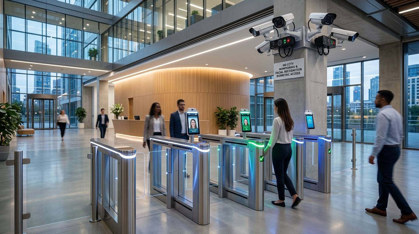 Integrated Security & Biometric Turnstiles